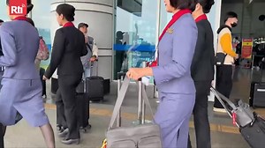 24K views · 608 reactions | In response to growing awareness for gender equality and practicality, China Airlines debuts pant-style uniforms, combining practicality with elegance. #Taiwan | Radio Taiwan International | Facebook