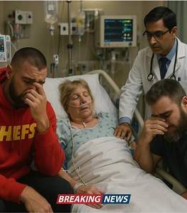 10K views · 31 reactions | Travis Kelce Cancels Texans Game to Rush to Hospital for Mom; Jason Kelce Shares Heartbreaking Health Update on Donna Kelce.. Read more: https://autulu.com/eb0x | Kelce Fan Club Family | Facebook