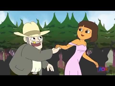 CAILLOU THE GROWUP AND DORA THE GROWUP I LOVE YOU VALENTINE WEDDING