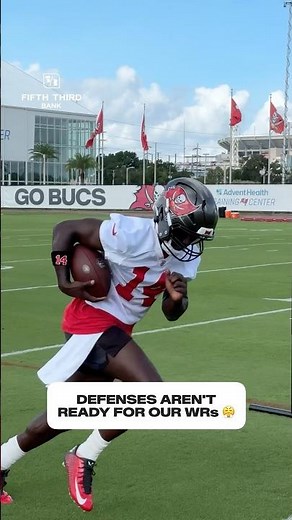 There's a scoreboard somewhere ready to get run up 🔥 #buccaneers #nfl #football #practice #tampabay