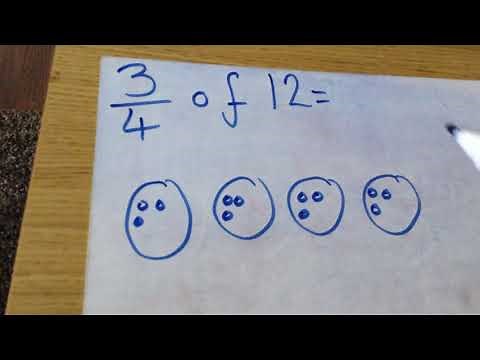 Year 2 Maths: Finding three quarters of an amount