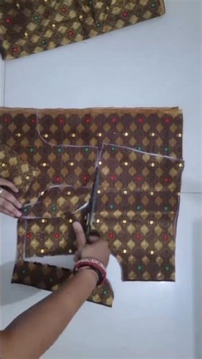 four dart blouse # puff sleeves desigen