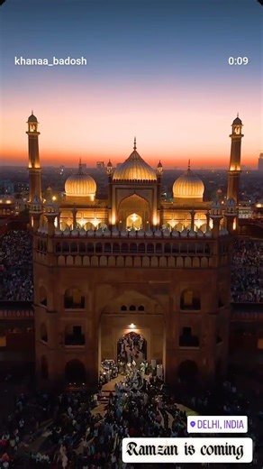 Jama Masjid, Ramzan view ✨/ #youtube #shorts #delhi