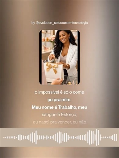 TRABALHO, ESFORÇO E SUCESSO v.3 #disciplina #altaperformance #foco #objetivos #empreendedorismo Não é sorte. É decisão diária. Essa música é um grito de identidade para quem escolheu construir o próprio futuro. Para quem entende que sucesso não acontece por acaso — ele é consequência. Trabalho. Esforço. Resultado. 🎶 LETRA OFICIAL 🎵 “Trabalho, Esforço, Sucesso” Intro (falado, com atitude) Meu nome é… Trabalho. Meu sobrenome é… Esforço. E meu destino? Sucesso. Verso 1 Eu acordo cedo, mente acesa