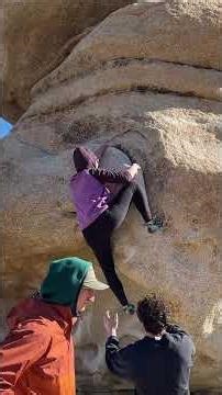 Roof Romp V4 - send by studying PhD daughter