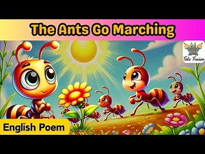 The Ants Go Marching | Nursery Rhymes For Kids & Baby Songs | Animation Songs | #kids #poem