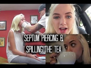 Getting My Septum Pierced & Spilling The Tea! 3//30-4//5
