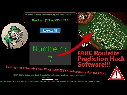 Testing a ROULETTE NUMBERS PREDICTION SOFTWARE - IS IT POSSIBLE TO HACK THE ROULETTE GAME? (FAKE!!!)