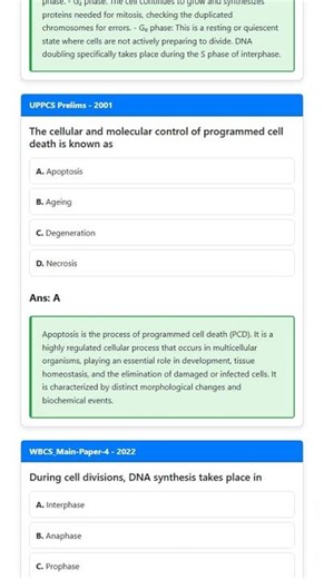 Cell Division: Mitosis and Meiosis Stages and Significance