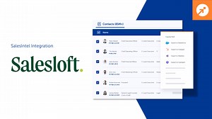Export Human-Verified Contacts Directly to SalesLoft With SalesIntel