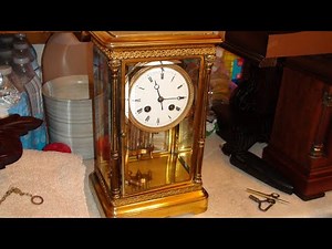 French Crystal Regulator Clock Repair