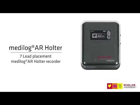 7 Lead placement - medilog AR Holter recorder #holter #ekg