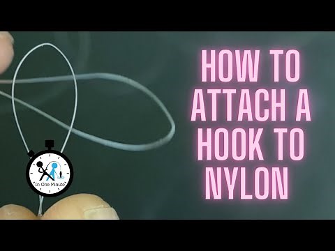 How to attach a hook to nylon