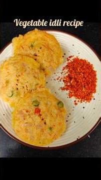 Quick Veggie Idli in 5 Mins! 🥬 Steamy Soft