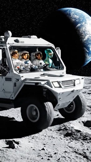 26K views · 345 reactions | 4 astronaut in 1 alien ride on the moon, #aigenerated #space #earth #astronaut #moon #aliens | Galactic Explorer | Facebook