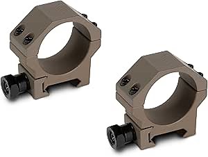Monstrum Precision V1 Picatinny Scope Rings | 30 mm Diameter | Flat Dark Earth