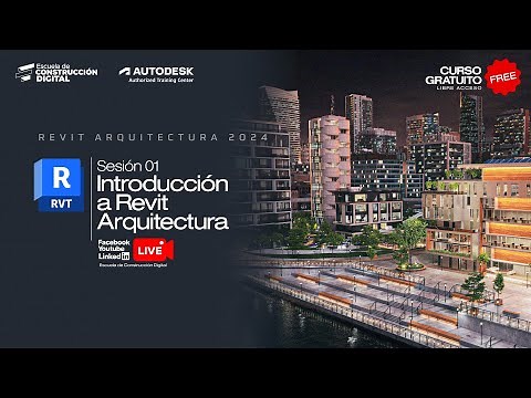 🚧Revit Arquitectura 2024 | S01 | Introducción a Revit Arquitectura✅