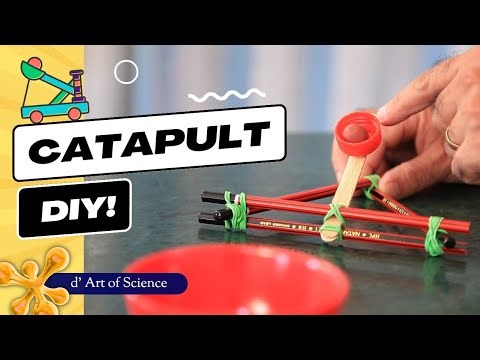 Make a Simple CATAPULT! | Easy DIY | dArtofScience