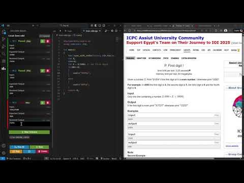 How to get First Digit Of four Digits || Codeforces