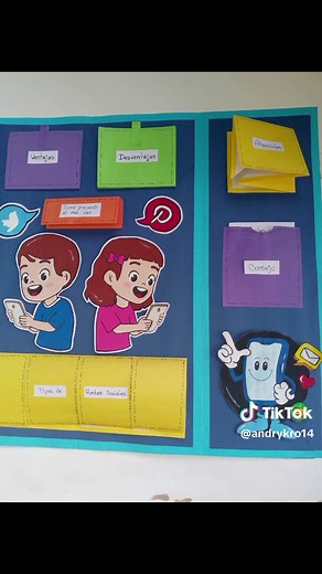 Lapbook sobre las Redes Sociales para el Aula
