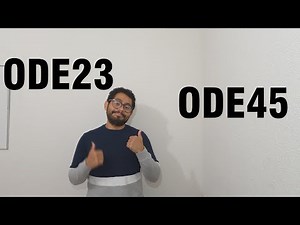 Solución Numérica de ecuaciones diferenciales ordinarias (ODE) | ODE23 | ODE45 |