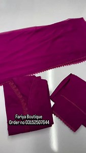 2.1K views · 128 reactions | Boutique ka 3-piece set effortless grace ka perfect mix. #fariyaboutique #viralreels #viralreels | TZ stitching complete course | Facebook