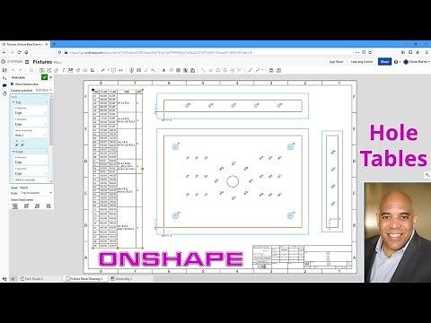 Onshape - How to Create Hole Tables in Drawings