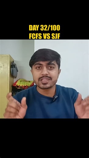 FCFS VS SJF in 20 Seconds 🤯