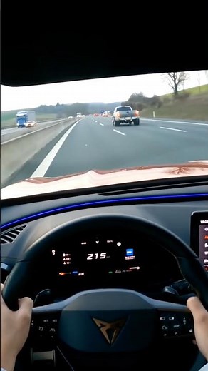 215km/h Cupra Formentor POV Drive German Autobahn #topspeed #autobahn #cupra