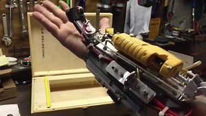 Functional webshooter mk1 #braindevices #maxbraindevices #spiderman #webshooter #functional