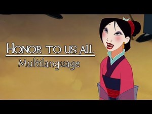 Honor to us all [Multilanguage]