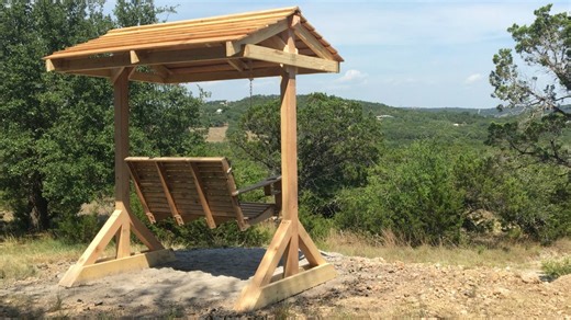 Easy porch swing frame build for your home