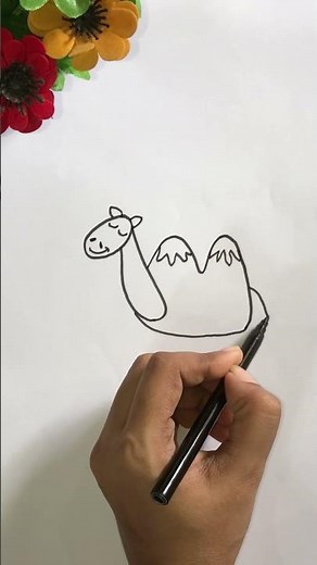 How to draw a Camel easily | For Beginners