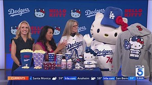 Hello Kitty takes over Dodger stadium