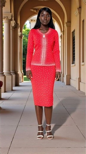 Trinity Sparkle Knit Skirt Suit ✨ Elegant Church & Special Occasion Style