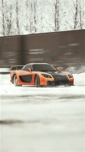 Mazda RX 7 Tokyo drift Renderizado com Unreal Engine 5 #shorts