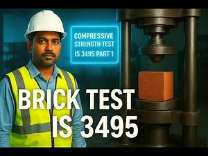 IS 3495 (Part 1): Compressive Strength Test of Burnt Clay Bricks – Full Step-by-Step Explanation |