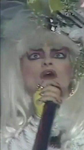 NINA HAGEN "PUNK WEDDING" on Spanish TV 1988 #ninahagen