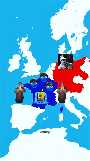 The World’s Reaction to France’s Fall in 1940. #facts #history #france #shorts