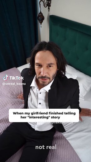 I'm good at listening to my girlfriend😉 More in my Telegram channel. Link in profile bio #keanu #reeves #keanureeves #unrealkeanu #unrealreeves #unrealkeanureeves #girlfriend #wife