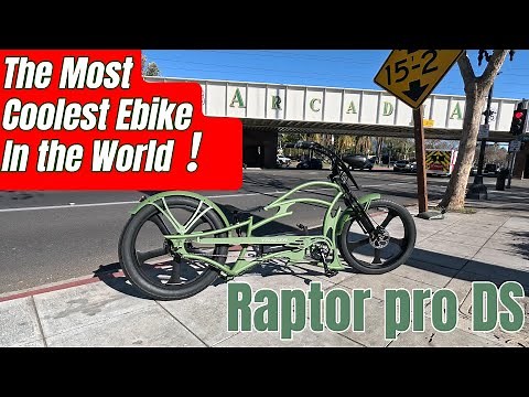 First Ride POV Review: Tracer Raptor Pro Electric Chopper Bike | 800W 48V 20A Battery