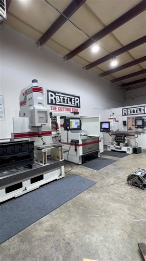 Rottler CNC on Instagram: "A sneak peek at the new Rottler Demo Room Our Applications Team has been working tirelessly to put this together. Located just steps from Rottler headquarters, we have 5 machines, fully functioning, ready for demos: -F10XS -H85AXY -S86A -SG9MTS -EM79 Want to schedule a demo with one of our Applications team members? Send an email to Ryan@rottlermfg.com to set it up! #rottlermfg"