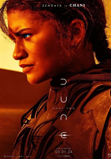 Zendaya Coleman – “Dune: Part Two” (2024) New Poster • CelebMafia