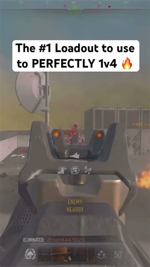 The #1 Loadout to use to PERFECTLY 1v4 🔥 #shorts #warzone #callofduty #cod #blackops7 #warzone4