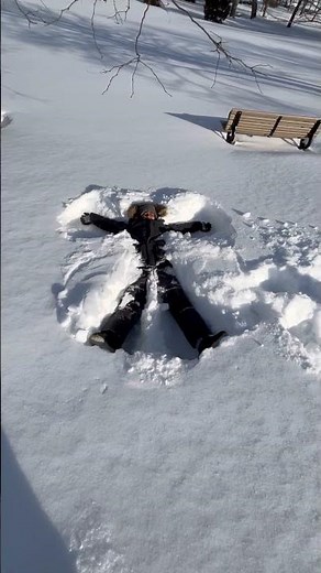 How to Make a Perfect Snow Angel ❄️ | Easy Winter Activities