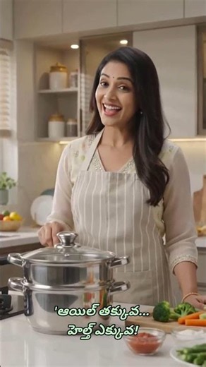 Best Stainless Steel Food Steamer Pot | Healthy Cooking Made Easy #Shorts