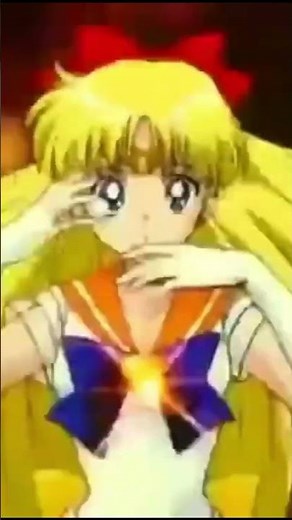 SAILOR MOON Venus Transformation & Attack #sailormoon #anime #shorts #ai #cover #remix
