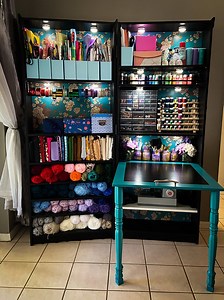 IKEA hack crafting cabinet