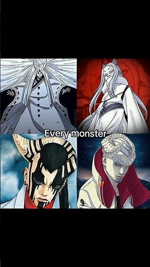EVERY MONSTER ❓️#naruto #anime #narutoshippuden