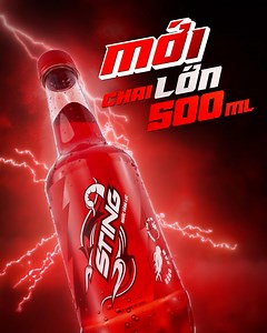 ⚡ TÀI LỘC QUÁ LỚN VÌ GIỜ STING LỚN QUÁ Sting chai lớn 500ml đu trend khét lẹt, biến hình cực nét cùng dàn tên "gây bão" khắp cõi mạng! Mau bắt trend biến hình để tạo dấu ấn như Sting nha! 😎 #Sting #Sting500ml #BatNangLuongTaoDauAn | Sting World